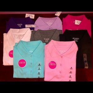 NWT polos (lot of 8)